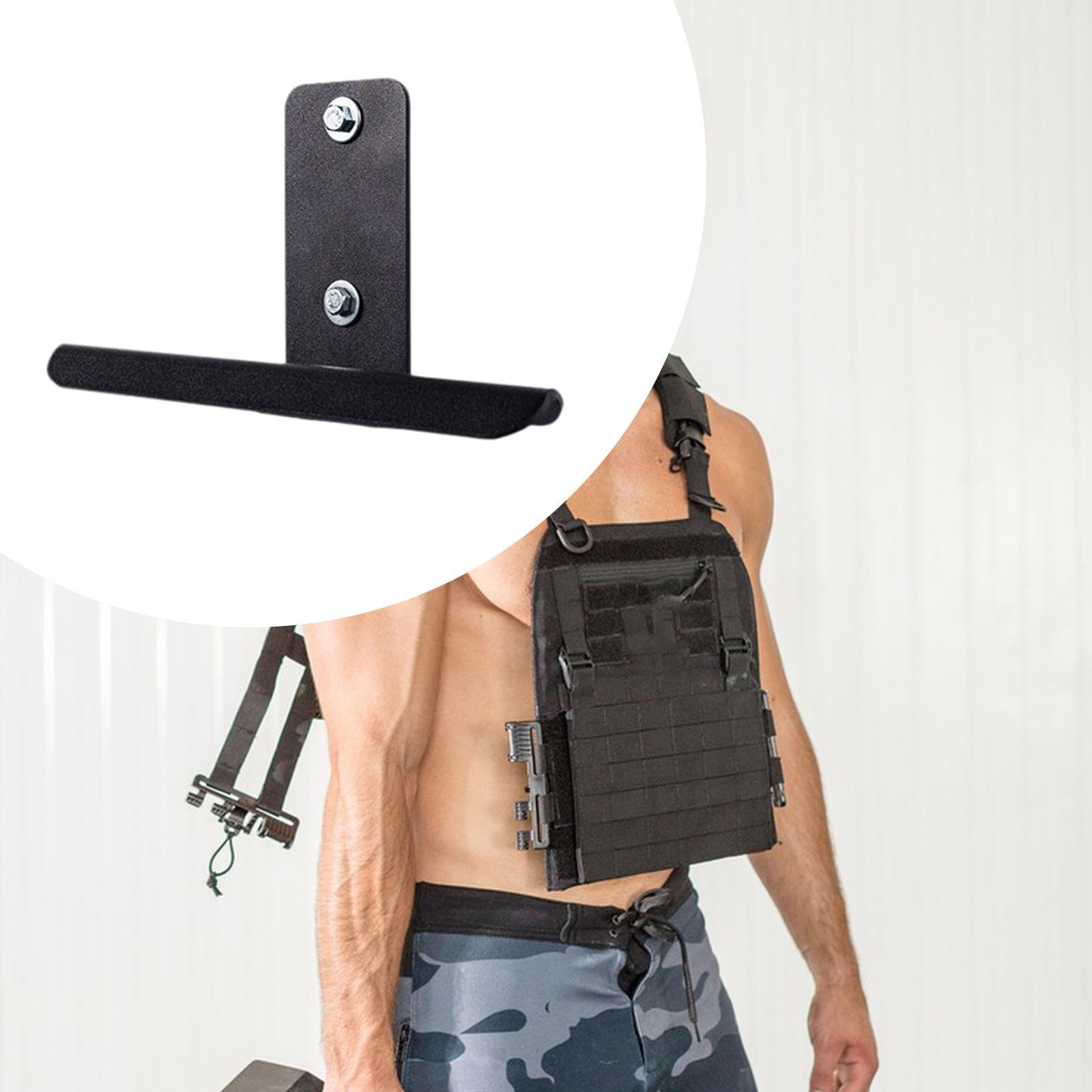 Home Gym Practice - Stevige gewichtsvesthanger, aan de muur gemonteerd