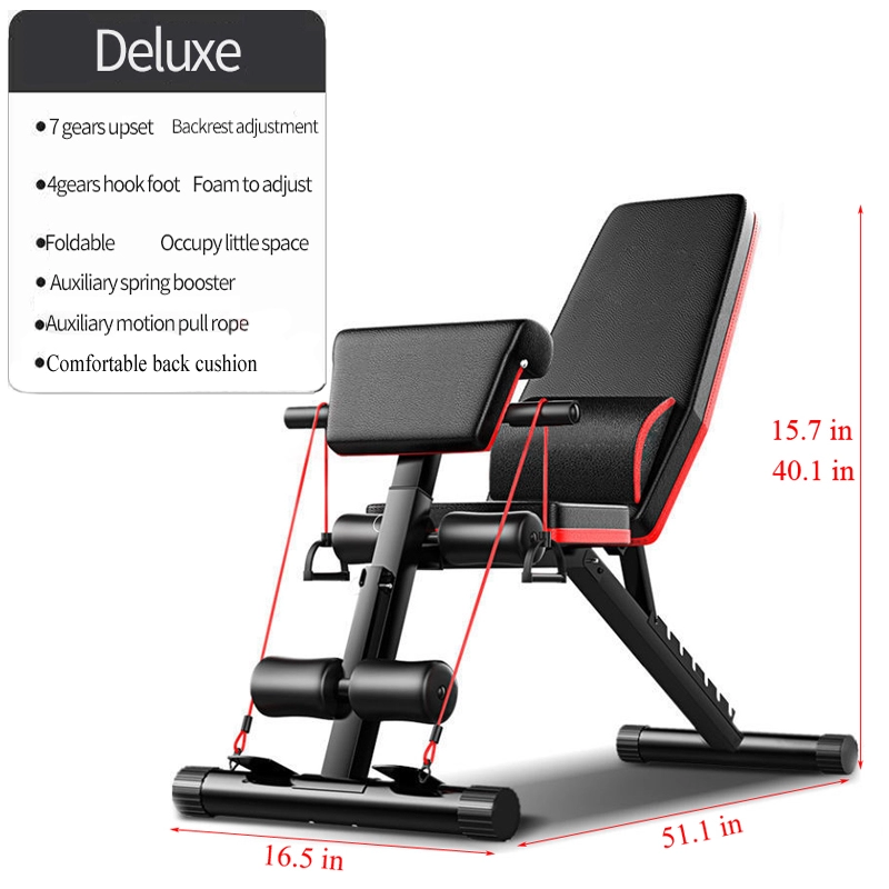 Home Gym Weight Bench - Populaire Home Fitness Gym Verstelbare Opvouwbare