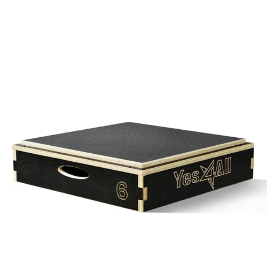 Home Gym In A Box - 3-in-1 houten plyobox voor sprongtraining, thuisgym