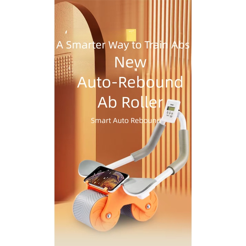 Ab Roller Wheel - Auto Rebound Ab Roller Wheel met