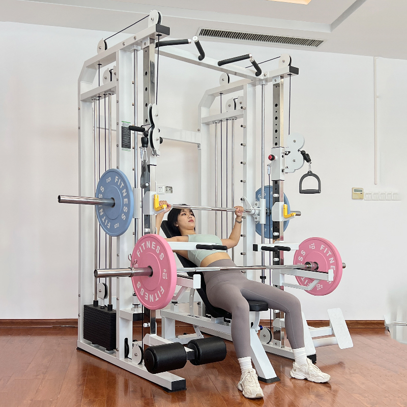 Home Gym With Smith Machine - Home Comprehensive Training Power Rack Oefeningen