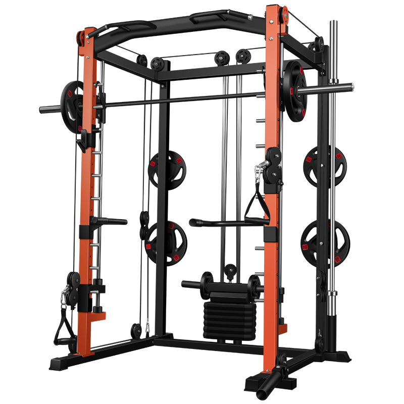 Home Gym With Smith Machine - Multifunctionele Home Gym Apparatuur Squat Rack