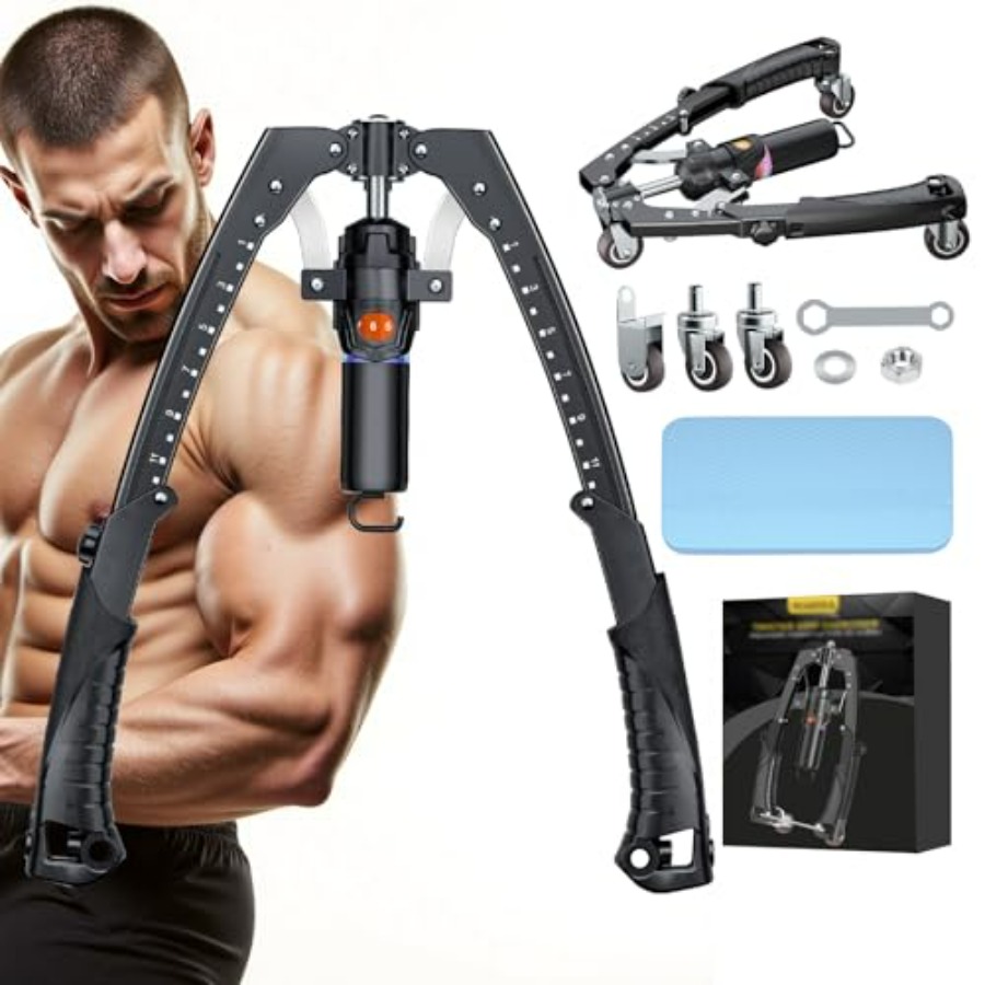 Ab Roller Wheel - Twister Arm Trainer, 3-in-1 hydraulische borsttrainingsapparatuur