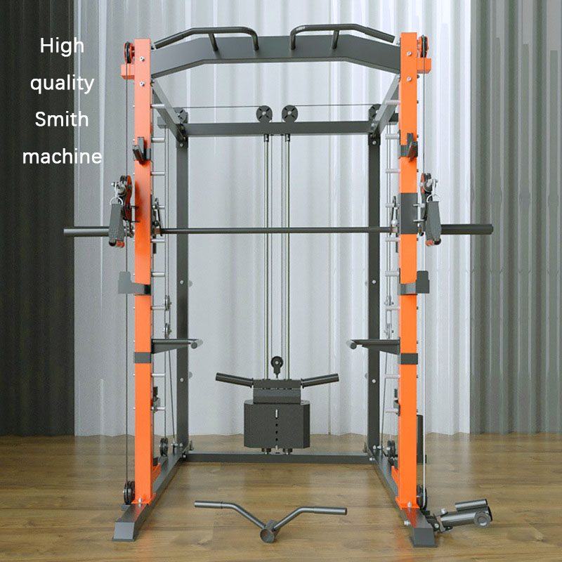 Home Gym With Smith Machine - Commercieel multifunctioneel Power Rack Smith-machinesysteem voor