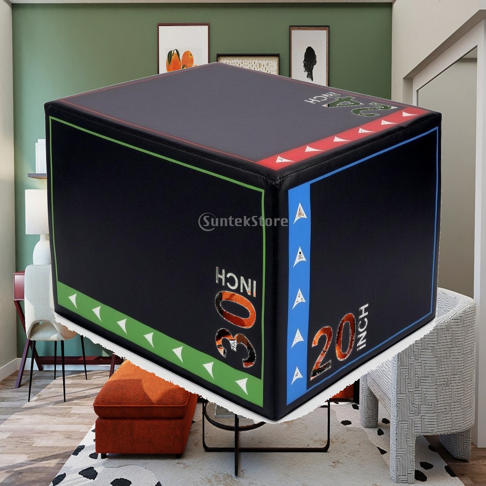 Home Gym In A Box - Zachte Plyo Jump Box, schokabsorberende schuim