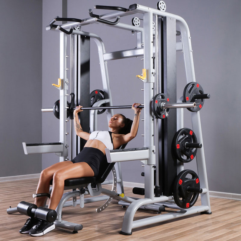 Home Gym With Smith Machine - High-tech kabel crossover Smith machine, goede