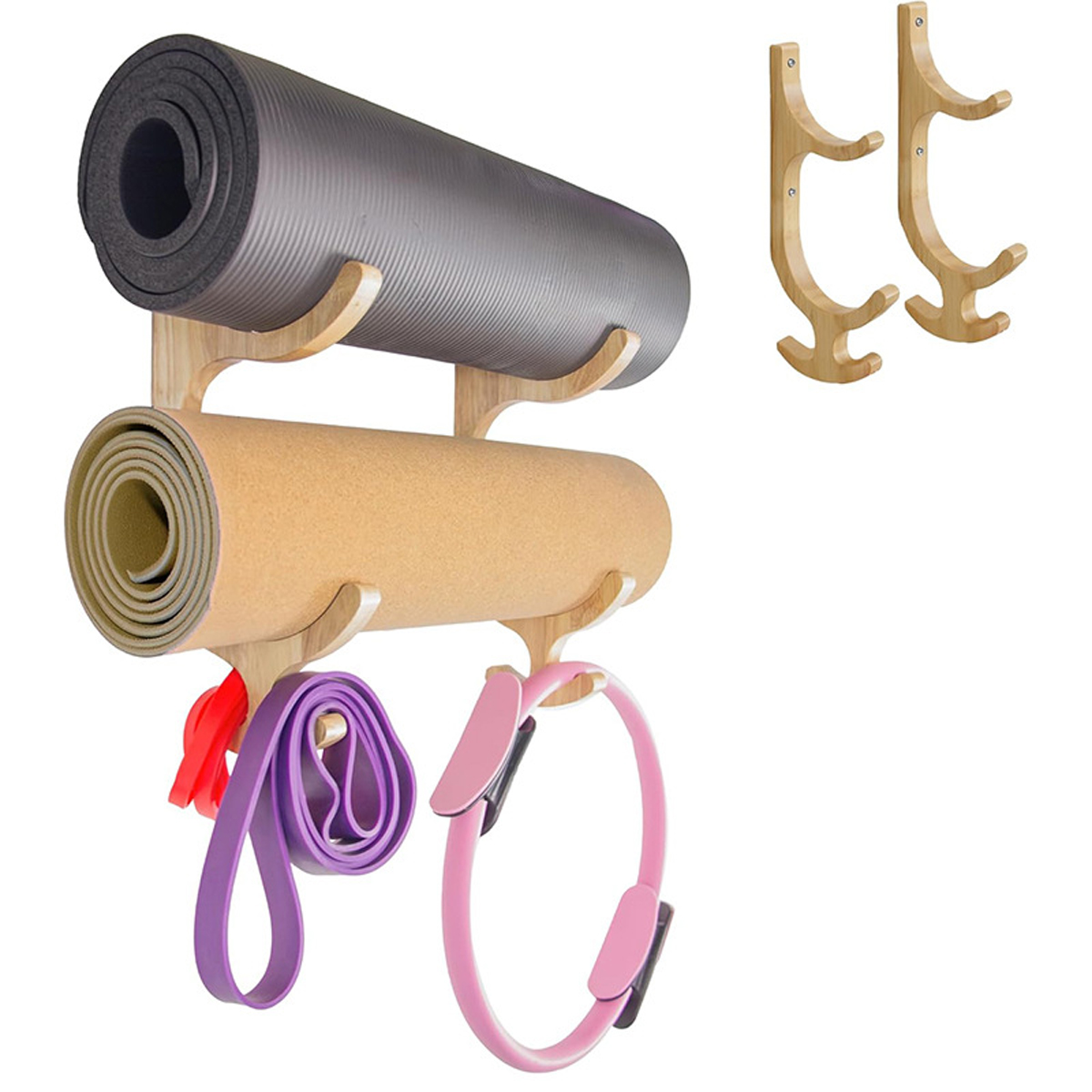 2-delige weerstandsbandhouder, - Home Gym Yoga recensie en prijs