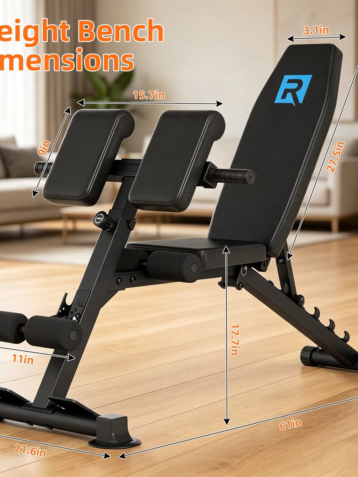 Compacte, robuuste, verstelbar - Home Gym Weight Bench recensie en prijs