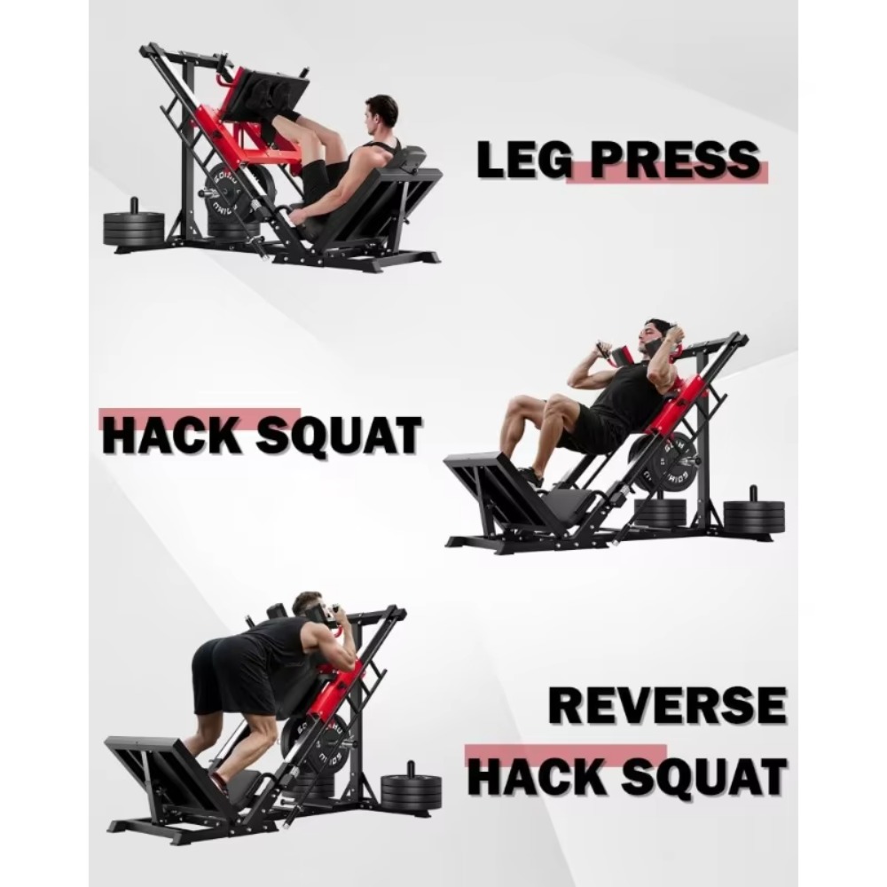 3-in-1 Leg Press Hack Squat Ma - Home Gym Quad recensie en prijs