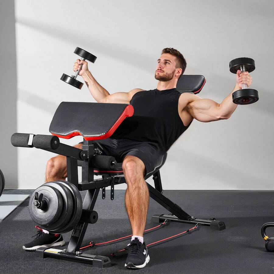 Gewichtsbank, 800 lbs verstelb - Home Gym Weight Bench recensie en prijs