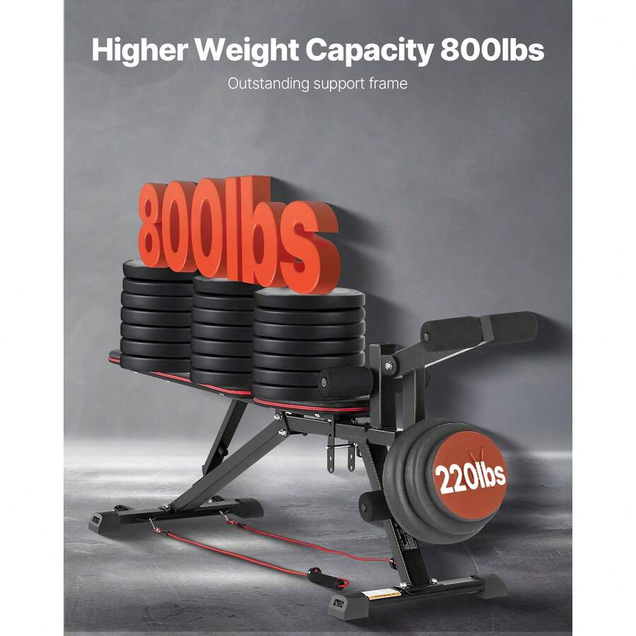 Gewichtsbank, 800 lbs verstelb - Home Gym Weight Bench recensie en prijs