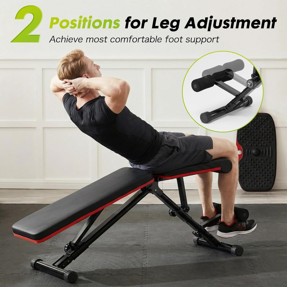 Verstelbare gewichtsbank voor  - Home Gym Weight Bench recensie en prijs