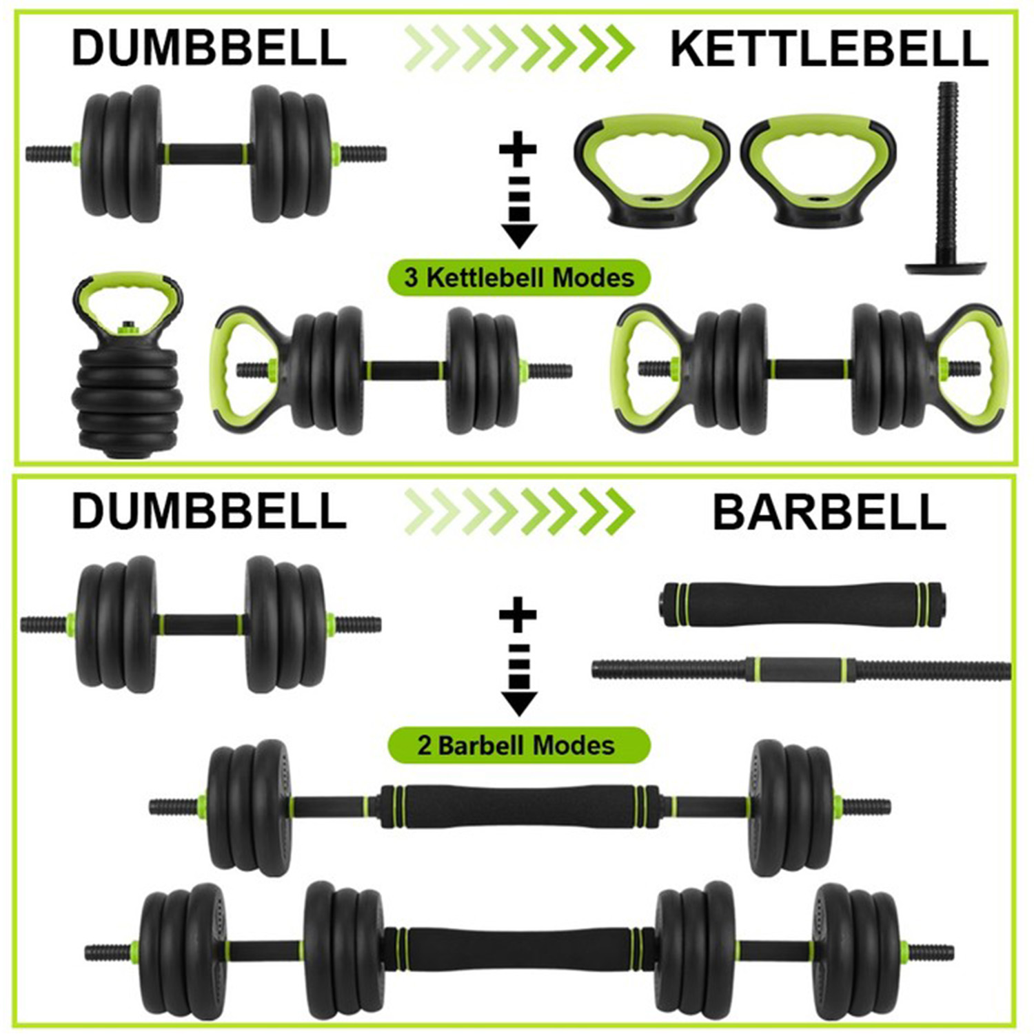 4-in-1 verstelbare dumbbellset - Home Gym Weight Bench recensie en prijs