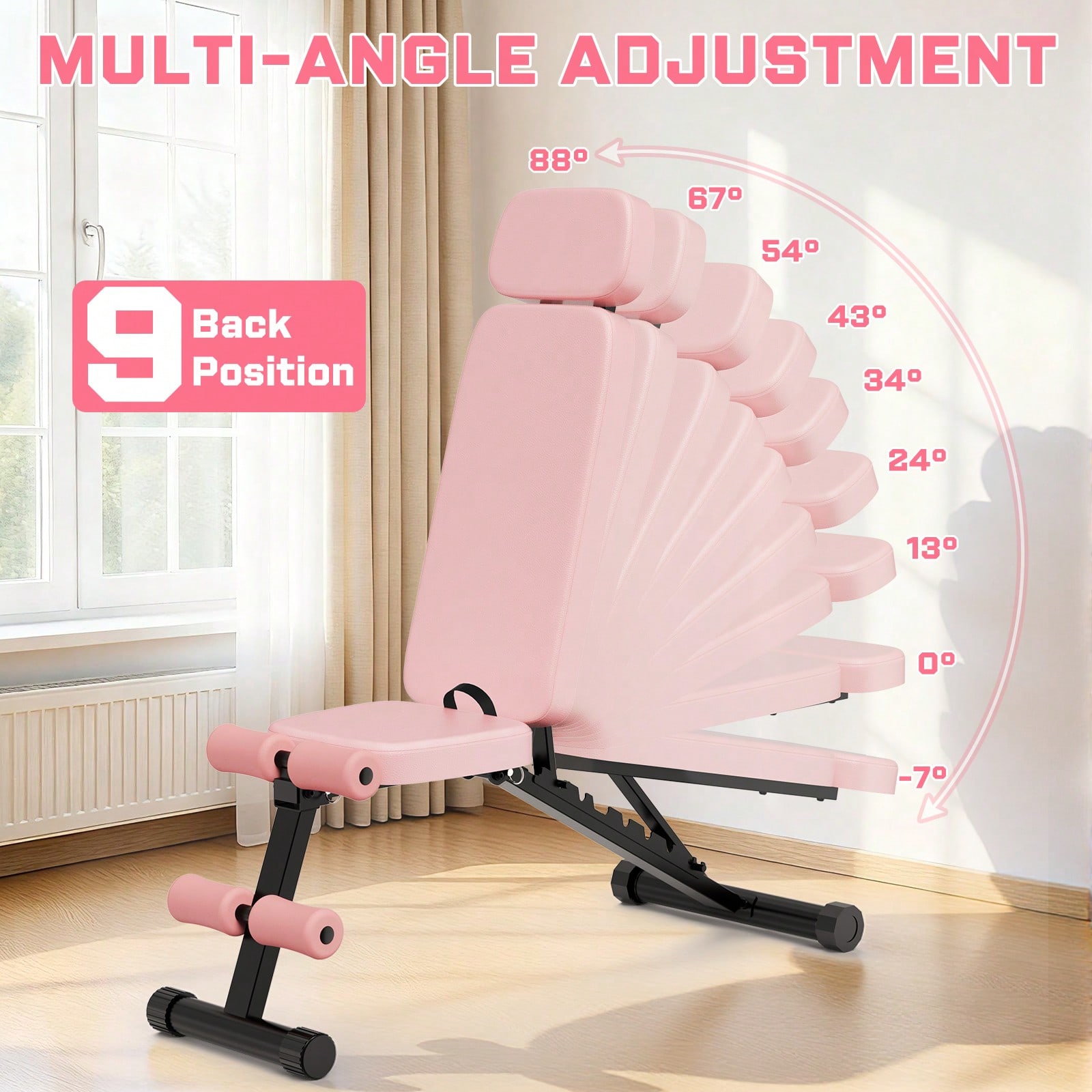 GIKPAL 9-standen verstelbare g - Home Gym Weight Bench recensie en prijs