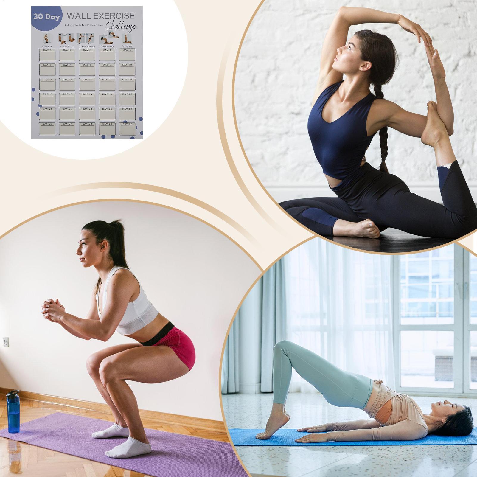 Wall Fitness Planner 30-dagen  - Workout Plan Home Gym recensie en prijs